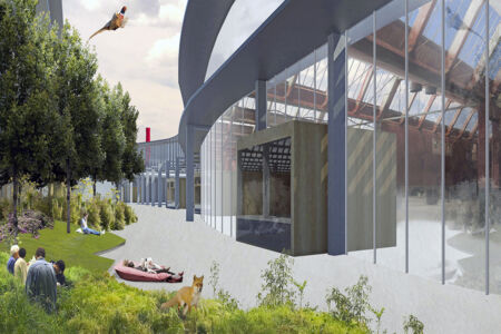 Secondo classificato: «Lung hub. An ecosystem for the urban regeneration of Verbania» (Grazia Carioscia con Alice Barreca, Sarah Damiana Russo, Ambra Seghesio e Guido Pavia)