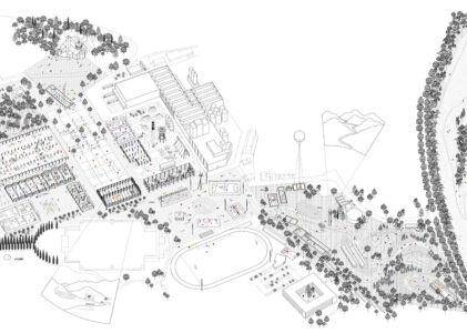 Progetto vincitore: «Landscape in between» (Metaxia Markaki e Simona Ferrari)