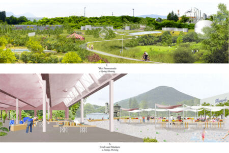 Progetto vincitore: «Landscape in between» (Metaxia Markaki e Simona Ferrari)