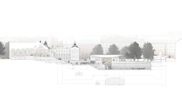 "Atlas", sezione (© JKMM Architects)