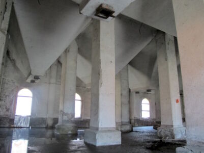 Caserma Sani a Bologna: edificio del silos (Giulio Ulisse Arata, 1911)