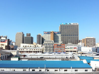 Skyline dei grattacieli nella Inner City