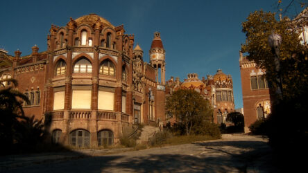Lluís Domènech i Montaner, Ospedale de la Santa Creu i Sant Pau a Barcellona, 1902-1930, in funzione fino al 2009 e poi sito Patrimonio Unesco (foto Gilberto Richiero)