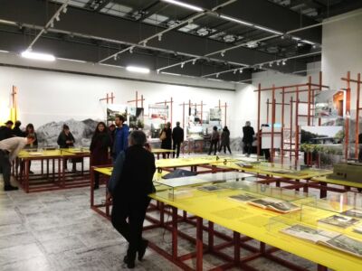 Immagine della mostra "Richard Neutra. California living" al MUSA di Vienna (© Flavia Foradini)