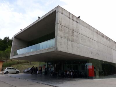 L'ingresso del museo di Pitagora a Crotone progettato da OBR