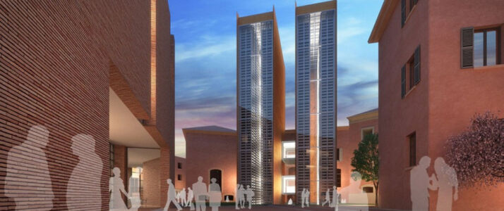 Gae Aulenti, progetto vincitore del concorso per il recupero del complesso di Sant'Agostino