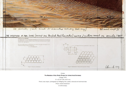 La mastaba di Abu Dhabi (© Christo)