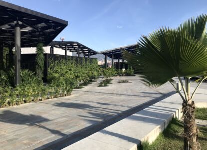 La relazione fra i percorsi e le aree commerciali (foto di Luca Bullaro)
