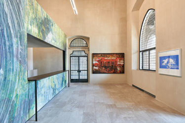 Bucatura della quinta di allestimento con opera di Roberto Coda Zabetta, 2018 (Courtesy PART - © Henrik Blomqvist)