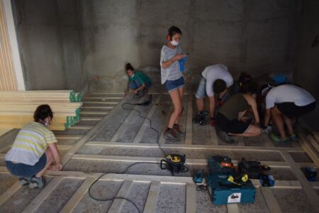 Il cantiere (foto di Filippo Accordino)