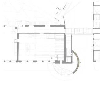 Pianta primo piano (disegno: Ana Niemeyer Arquitetura e Consultoria LTDA con KERN Architektur UG)
