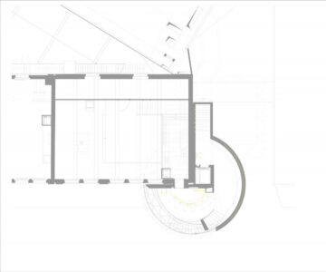 Pianta secondo piano (disegno: Ana Niemeyer Arquitetura e Consultoria LTDA con KERN Architektur UG)
