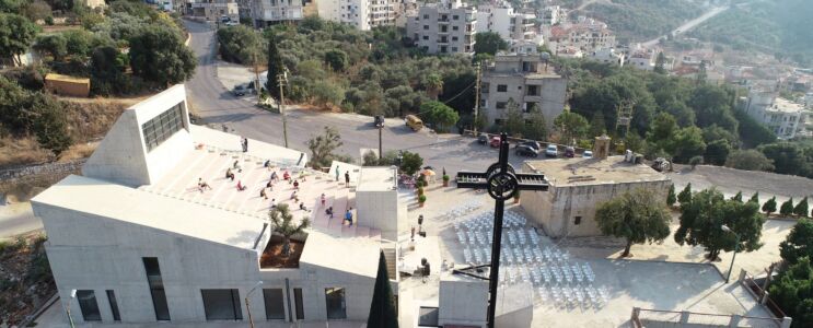 Blankpage Architects: Saint Charbel church a Zakrit (Libano, 2018 - Courtesy Fondazione Frate Sole)