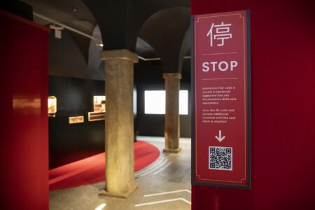 Un allestimento della mostra "China goes urban" (foto di Giorgio Perottino)