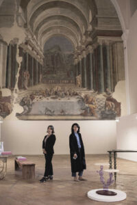 Le curatrici Domitilla Dardi ed Emilia Petruccelli (foto di Elio Rosato)