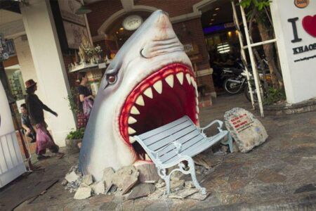 “Shark Bench”, Bangkok
