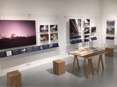 Un allestimento della mostra "Quite Japanese - yet so Finnish: Kaija + Heikki Siren" (foto: Frans Autio / Museum of Finnish Architecture)