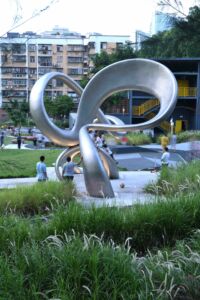 Zhongkang Road Art Container: installazione di arte urbana curata da Shenzhen Center for Design e Shenzhen Public Art Center (©Shenzhen Center for Design)