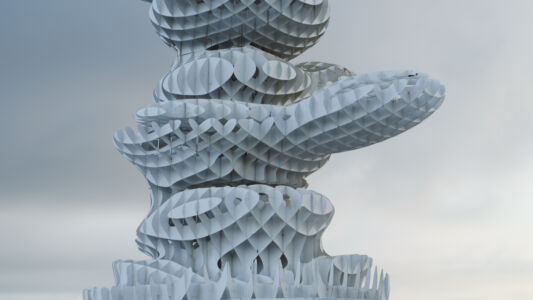 Particolare della scultura di Jürgen Mayer (foto di Tekla Aslanishvili)