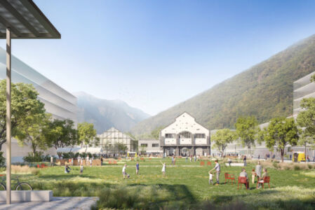 Il parco urbano del progetto Porta del Ticino-Urban Living Lab (© sa_partners, Tamassociati e Franco Giorgetta)