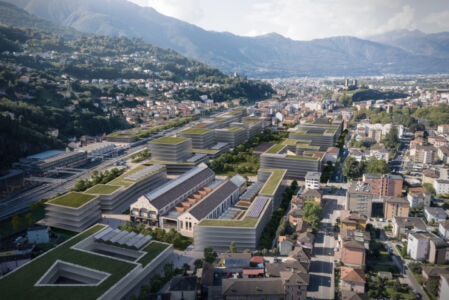 Veduta d'insieme del progetto Porta del Ticino-Urban Living Lab (© sa_partners, Tamassociati e Franco Giorgetta)