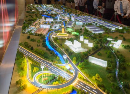 Modello della nuova Tangier Tech City (© https://mobile.ledesk.ma)