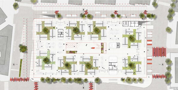 Nuovo Mercato San Giovanni di Dio, pianta del piano terra