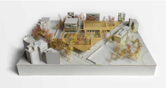 Polo Civico Flaminio, modello fisico di studio