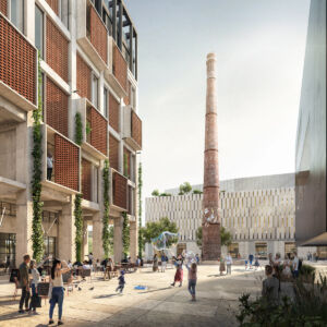 Manifattura Tabacchi, piazza Ciminiera