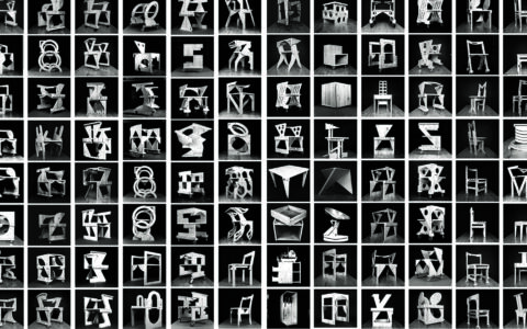 Cesare Leonardi, Solidi, una serie di prototipi realizzati tra il 1983 e il 2003 (Courtesy Archivio Architetto Cesare Leonardi)