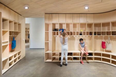 © Gregor Schmidt, Padiglione per il doposcuola, Berlino, Mono Architekten, 2019