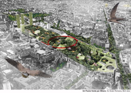 La visione per l'ex scalo di Stefano Boeri Architetti nel concorso d'idee del 2017