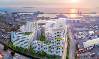 Smartseille, il nuovo eco-quartiere che sta sorgendo nella zona del porto turistico. Il complesso porta la firma di diversi progettisti: Eduardo Souto de Moura, Jacques Sbriglio, Jean-Michel Battesti, L’Atelier82, Corinne Vezzoni, Mathoulin-Jardin Architectes associés