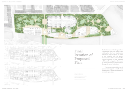 Zhi Xuan Yew, studio sul recupero dei dintorni di Notre-Dame e dell'Île de la Cité realizzato sotto la direzione del professor Josep Maria Garcia Fuentes (School of Architecture, University of Newcastle-upon-Dyne, 2019-20)