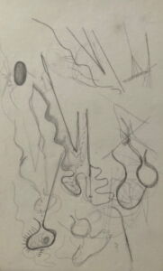 Disegno di studio per il cimitero d'Igualada (Courtesy Fundació Enric Miralles)