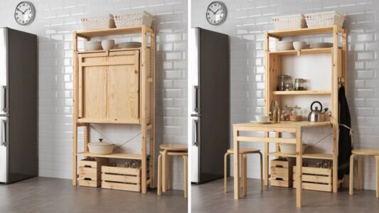 Ivar, mobile tavolo pieghevole© Ikea