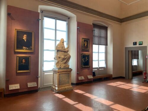 La sala temporanea degli autoritratti