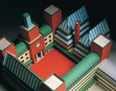 Progetto per un nuovo stabile amministrativo per la UBS, Lugano, Svizzera 1990 (Aldo Rossi con M. Scheurer, © Eredi Aldo Rossi)
Modello, s.d.