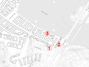 Liljeholmskajen, planimertria