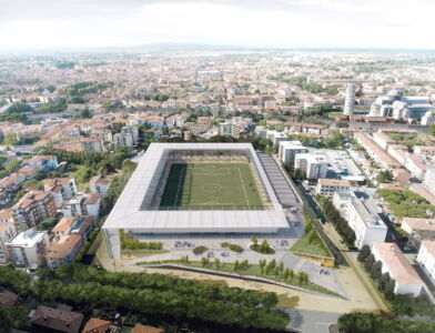 La nuova Arena Garibaldi-Stadio Romeo Anconetani di Iotti+Pavarani