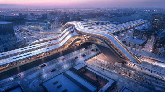 Il terminal Ülemiste della Rail Baltica, Zaha Hadid Architects