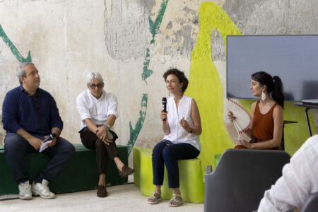 Talk inaugurale con Bartoli, Iraci, Bouquerel e Catania (©Archivio AutonomeForme)