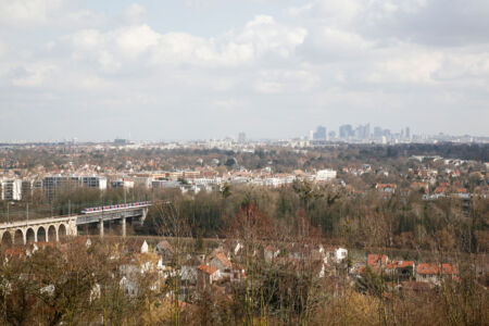 Punto panoramico dalla terrazza di Saint-Germain-en-Laye verso Parigi (© APUR - David Boureau)
