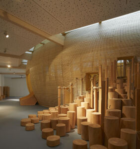 ANOHA, Berlino, uno degli ingressi all'arca, architetto Olson Kundig, foto di Hufton e Crow, courtesy Olson Kundig Architects