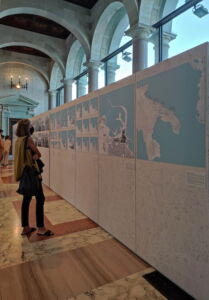 Inaugurazione della mostra Margini - Sala del Colonnato del Palazzo della Provincia di Bari (curatori Carlo Moccia e Francesco Defilippis)