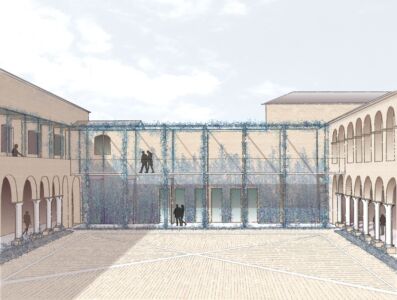 Progetto per il monastero di San Domenico, render