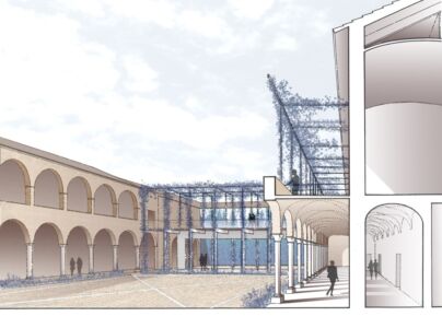 Progetto per il monastero di San Domenico, render