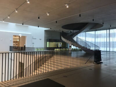 Vista delle due rampe (foto di Francesca Petretto)