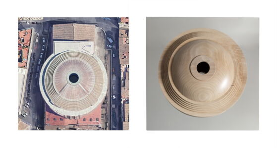 Pantheon, Roma “M. AGRIPPA L. F. COS. TERTIUM FECIT” (foto Google Earth)