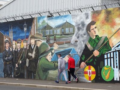 Murales in Falls Road, Belfast, Josh Adam jones